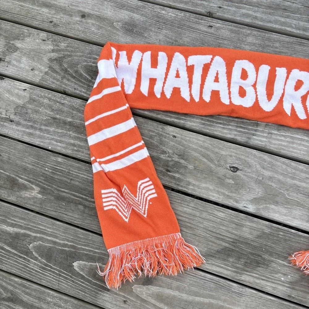 Whataburger Striped Logo Scarf